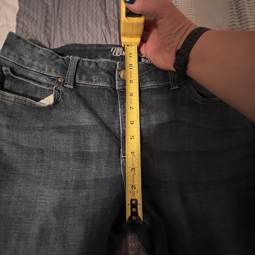 Wrangler Women's Mid-Rise Bootcut Jeans Style 09MWZDO Size 15 x 32 - Picture 8 of 11